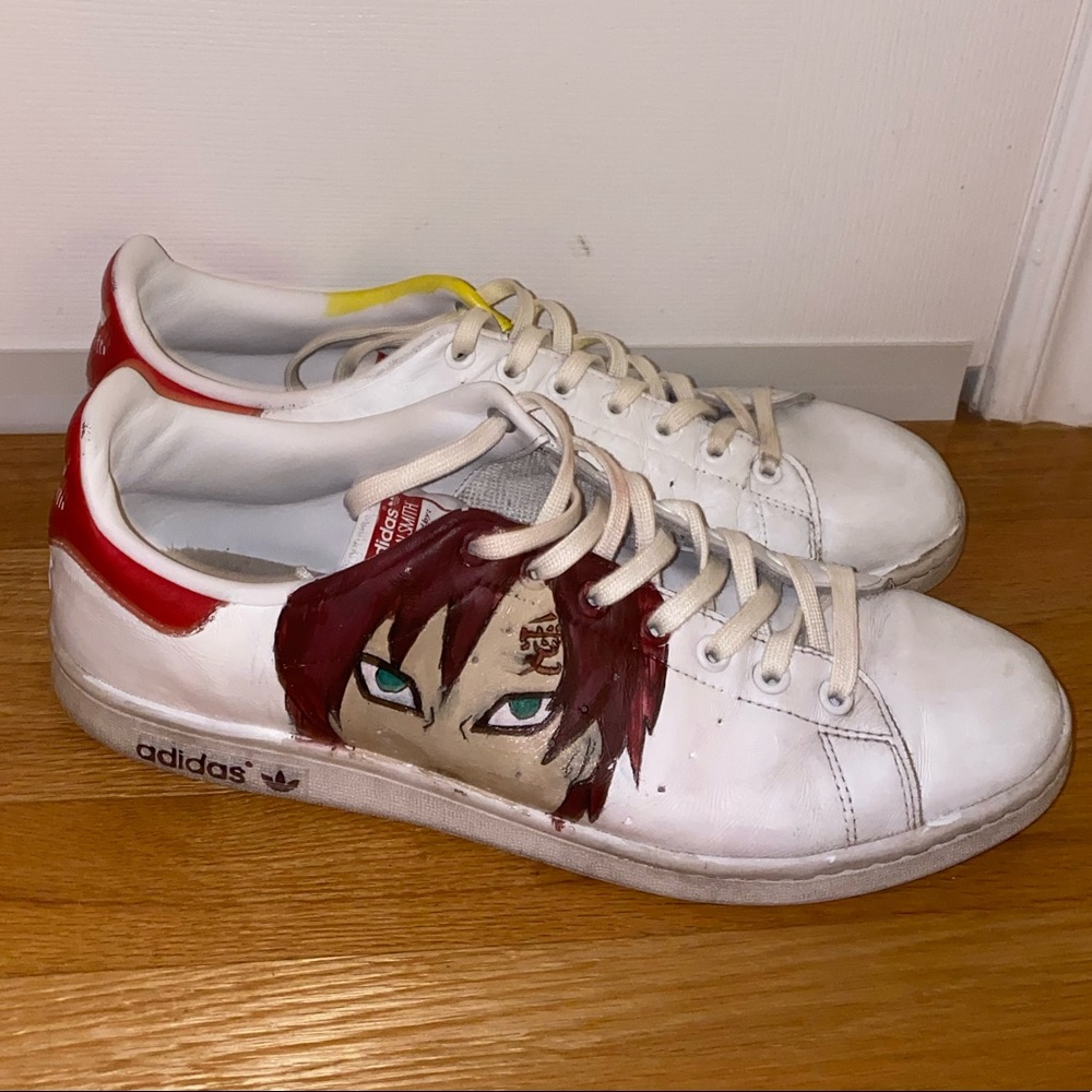 Custom Naruto & Gaara Stan Smith’s - Picture 2 of 3